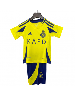 Riyadh Victory FC 2024/25 Home Kids Apparel Replica Custom Jerseys Youth uniforms - Yellow
