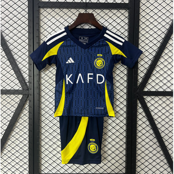 Riyadh Victory FC 2024/25 Away Kids Apparel Replica Custom Jerseys Youth uniforms - Blue