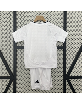 Real Madrid FC 2024/25 Home Kids Apparel Replica Custom Jerseys Youth uniforms - White