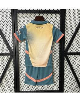 Manchester City FC 2024/25 Away Kids Apparel Replica Custom Jerseys Youth uniforms - Color