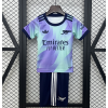 Arsenal FC 2024/25 Away Kids Apparel Replica Custom Jerseys Youth uniforms - Blue