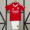 Benfica FC 2024/25 Home Kids Apparel Replica Custom Jerseys Youth uniforms - Red