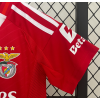 Benfica FC 2024/25 Home Kids Apparel Replica Custom Jerseys Youth uniforms - Red