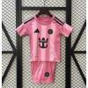 Miami FC 2025/26 Home Kids Apparel Replica Custom Jerseys Youth uniforms - Pink