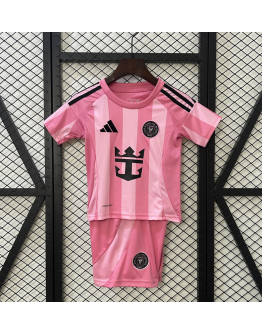 Miami FC 2025/26 Home Kids Apparel Replica Custom Jerseys Youth uniforms - Pink