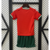 Portugal Football Nation 2024/25 Home Kids Apparel Replica Custom Jerseys Youth uniforms - Red