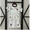 Portugal Football Nation 2024/25 Away Kids Apparel Replica Custom Jerseys Youth uniforms - White