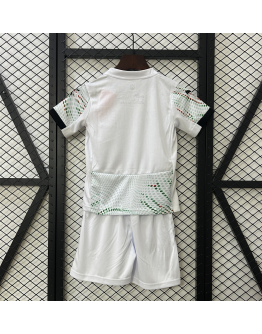 Portugal Football Nation 2024/25 Away Kids Apparel Replica Custom Jerseys Youth uniforms - White
