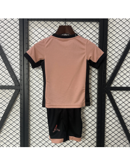 PSG FC 2024/25 Away Kids Apparel Replica Custom Jerseys Youth uniforms - Pink