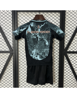 Bayern Munich FC 2024/25 Away Kids Apparel Replica Custom Jerseys Youth uniforms - Grey