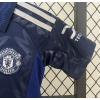 Manchester United FC 2024/25 Away Kids Apparel Replica Custom Jerseys Youth uniforms - Blue
