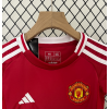 Manchester United FC 2024/25 Home Kids Apparel Replica Custom Jerseys Youth uniforms - Red