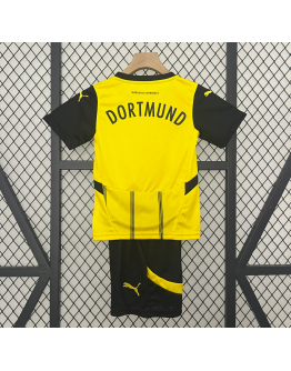 Dortmund FC 2024/25 Home Kids Apparel Replica Custom Jerseys Youth uniforms - Yellow