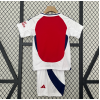 Arsenal FC 2024/25 Home Kids Apparel Replica Custom Jerseys Youth uniforms - Red