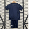 PSG FC 2024/25 Home Kids Apparel Replica Custom Jerseys Youth uniforms - Blue