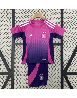 Germany 2024/25 Away Kids Apparel Replica Custom Jerseys Youth uniforms - Pink