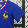 France 2024/25 Home Kids Apparel Replica Custom Jerseys Youth uniforms - Blue