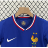 France 2024/25 Home Kids Apparel Replica Custom Jerseys Youth uniforms - Blue