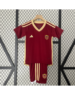 Venezuela 2024/25 Home Kids Apparel Replica Custom Jerseys Youth uniforms - Red