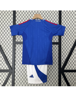 Italy 2024/25 Home Kids Apparel Replica Custom Jerseys Youth uniforms - Blue