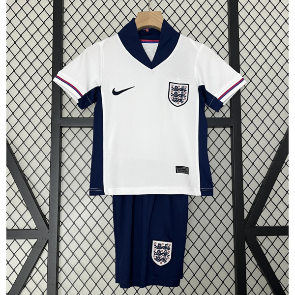 England 2024/25 Home Kids Apparel Replica Custom Jerseys Youth uniforms - White
