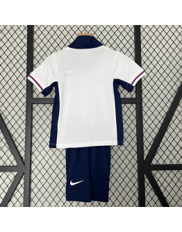 England 2024/25 Home Kids Apparel Replica Custom Jerseys Youth uniforms - White