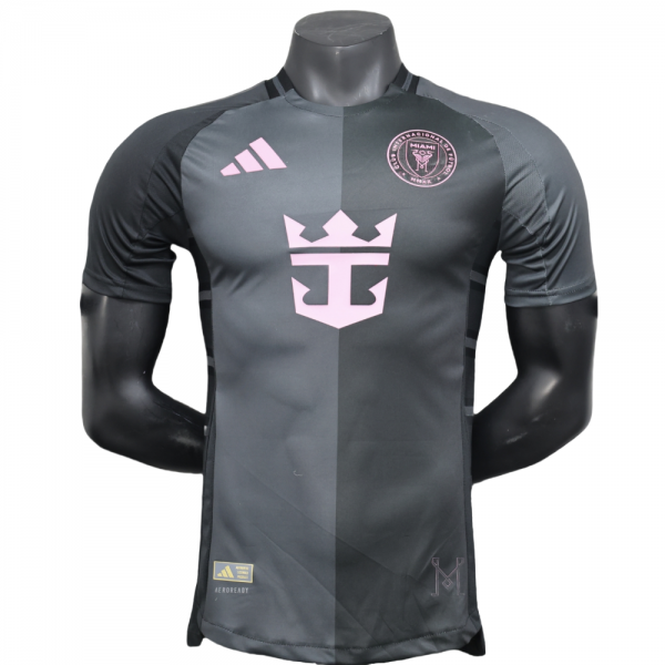 Inter Miami 2025/26 Away Replica Custom Jersey Messi jerseys- Black