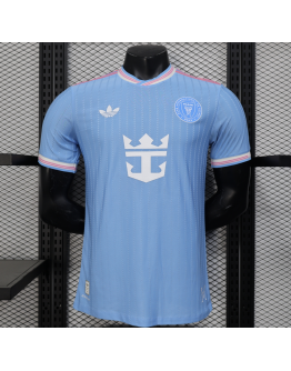 Inter Miami FC 2025/26 Away Replica Custom Jersey Messi jerseys- Blue