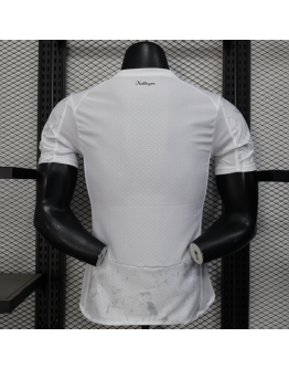 Manchester City 2025/26 Away Replica Custom Jerseys for Manchester City Fans - White