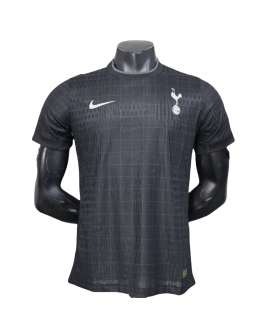 Tottenham Hotspur FC 2025/26 Away Replica Cheap Jerseys Customize for Football Fans- Black