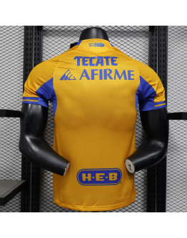 Tiger 2025/26 Home Replica Custom Jersey Customize Soccer Jerseys- Yellow