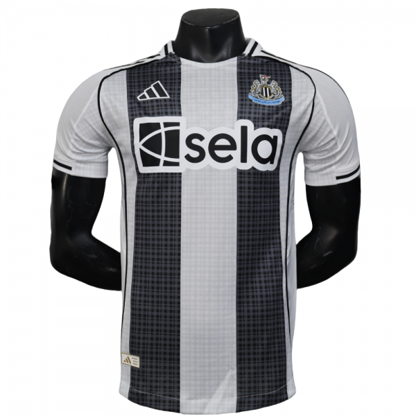 Newcastle FC 2025/26 Home Replica Custom Jersey Customize Soccer Jerseys- White