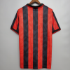 AC Milan FC 93/94 Adult Short Sleeve Retro Jerseys for Football Fans-Red