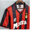 AC Milan FC 93/94 Adult Short Sleeve Retro Jerseys for Football Fans-Red