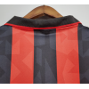AC Milan FC 93/94 Adult Short Sleeve Retro Jerseys for Football Fans-Red