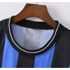 Inter Milan FC 09/10 Adult Short Sleeve Retro Jerseys for Football Fans-Blue