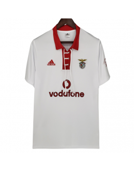 Benfica FC 04/05 Adult Short Sleeve Retro Jerseys-White