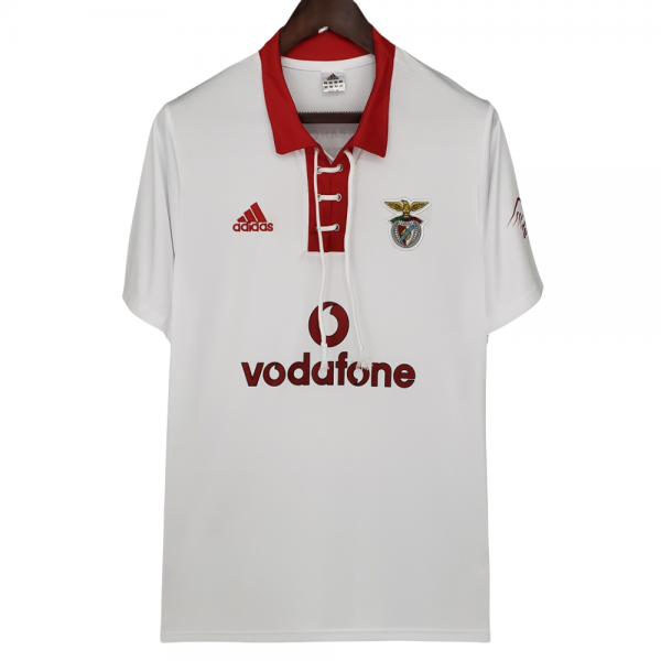 Benfica FC 04/05 Adult Short Sleeve Retro Jerseys-White