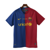 Barcelona FC 08/09 Home Adult Short Sleeve Retro Jerseys for Football Fans-Red