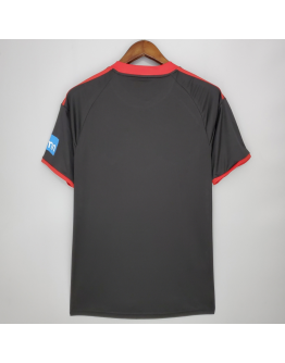 Benfica FC 09/10 Away Adult Short Sleeve Retro Jerseys-Black