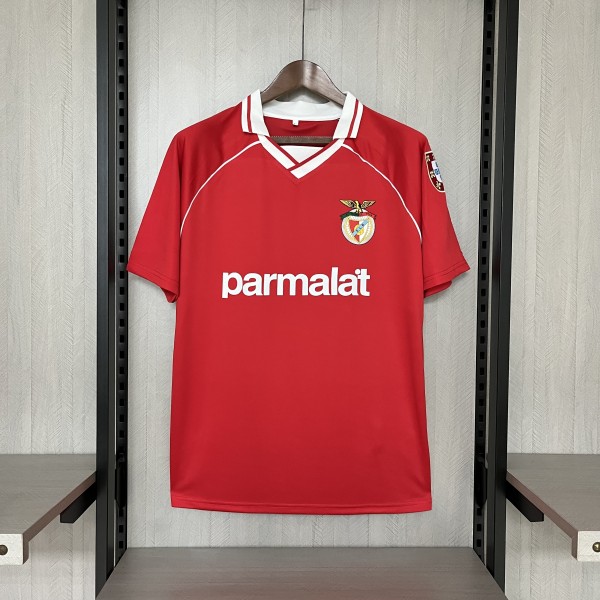 Benfica FC 94/95 Home Adult Short Sleeve Retro Jerseys Benfica FC 94/95 Home Adult Short Sleeve Retro Jerseys