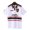 Manchester United FC 98/99 Away Adult Short Sleeve Retro Jerseys-White