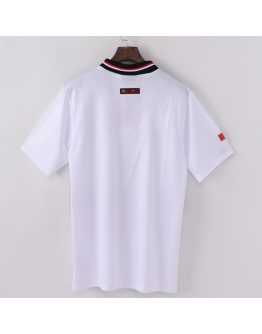 Manchester United FC 98/99 Away Adult Short Sleeve Retro Jerseys-White
