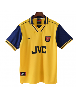 Arsenal FC 96/97 Away Adult Short Sleeve Retro Jerseys-Yellow