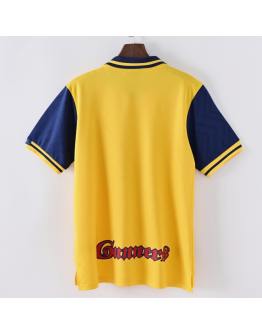 Arsenal FC 96/97 Away Adult Short Sleeve Retro Jerseys-Yellow