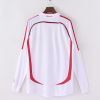 AC Milan FC 06/07 Away Long Sleeve Adult Short Sleeve Retro Jerseys for Football Fans-White