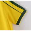Brazil International Soccer Team 1998 Home Short Sleeve Retro Jerseys for Football Fans-Yellow