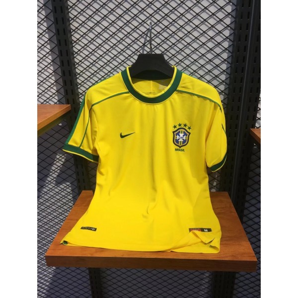 Brazil International Soccer Team Vintage Sport Jerseys Adult Short Sleeve Retro Jerseys Brazil International Soccer Team Vintage Sport Jerseys Adult Short Sleeve Retro Jerseys