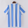 Argentina International Soccer Team 1986 Home Short Sleeve Retro Jerseys for Football Fans-Blue/White