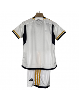 Real Madrid FC 2023/24 Home Kids Apparel Replica Custom Jerseys Youth uniforms - White